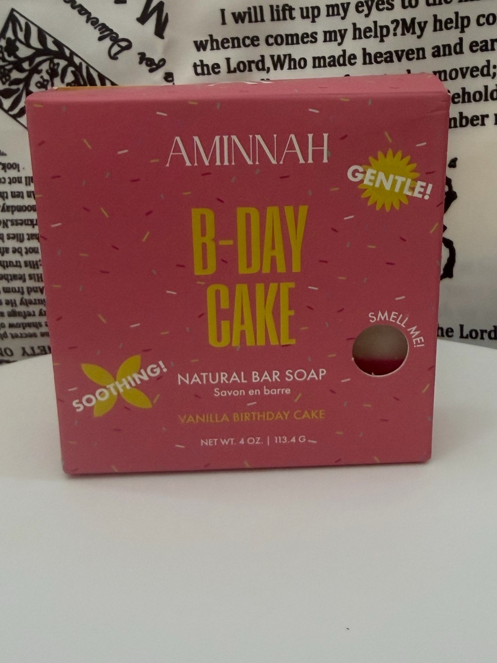Aminnah B-Day Cake Natural Bar Soap
